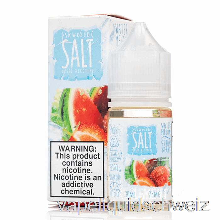 Eiswassermelone Erdbeere - Skwezed Salze - 30ml 50mg Vape Ohne Nikotin